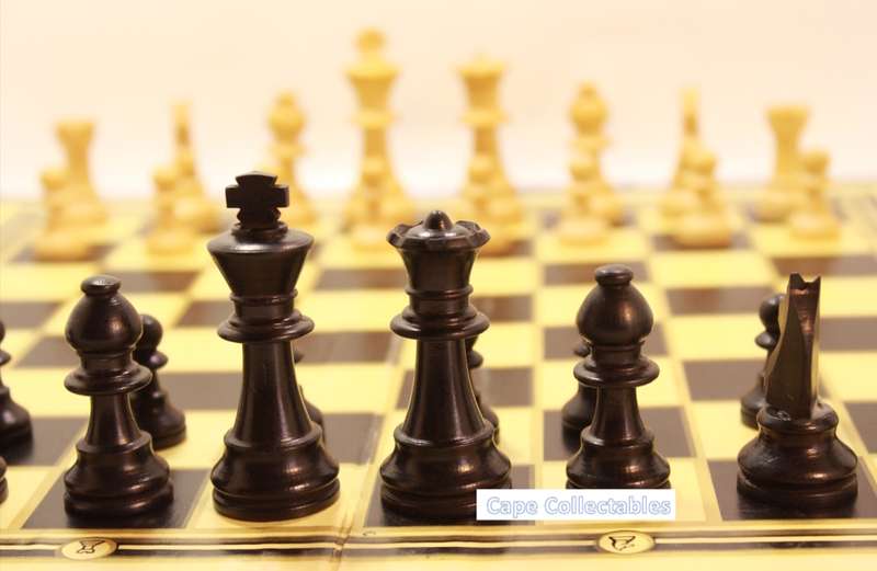 `Chess Board Pieces Black Queen, King and Bishops` Original Digital Download Stock Photo