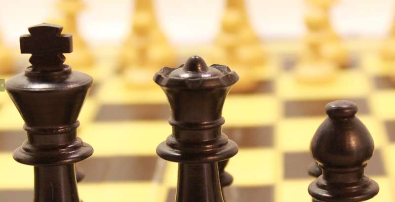 `Chess Board Pieces Black Queen, King and Bishops` Original Digital Download Stock Photo