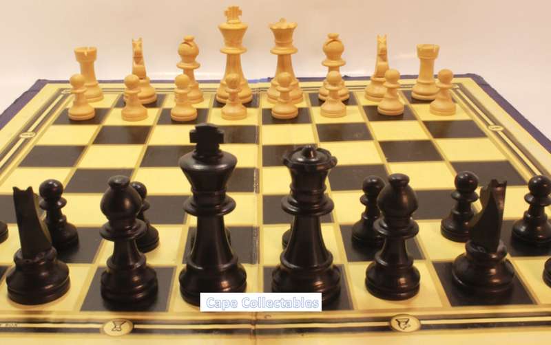 `Chess Board Black and White Pieces` Original Digital Download Stock Photo