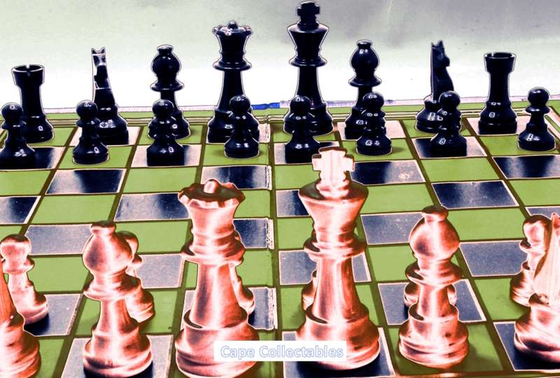 `Chess Board with Pieces Abstract` Original Digital Download Stock Photo