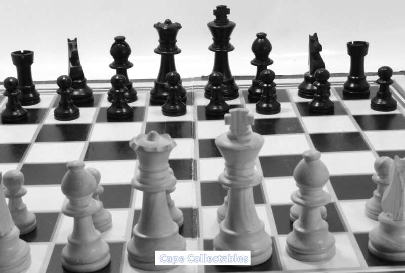 `Chess Board with Chess Pieces Achromatic Colour` Original Digital Download Stock Photo