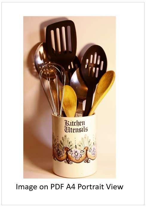 `Kitchen: Cooking and Baking Utensils` Original Digital Download Stock Photo
