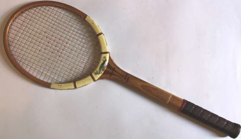 Vintage Dunlop Maxply Fort Wooden Tennis Racquet with Red Cover