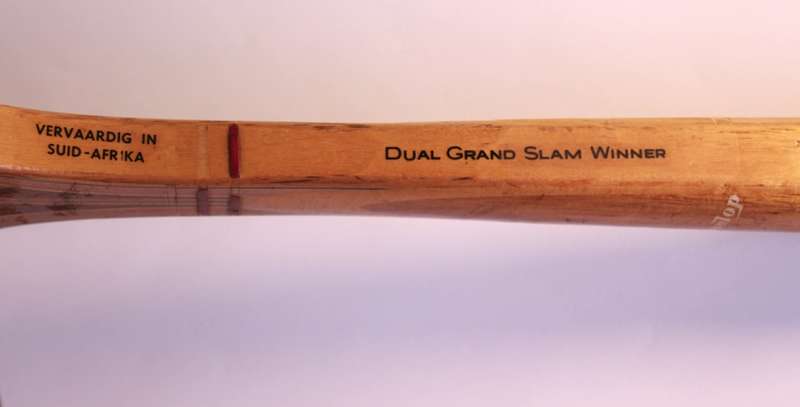 Vintage Dunlop Maxply Fort Wooden Tennis Racquet with Red Cover