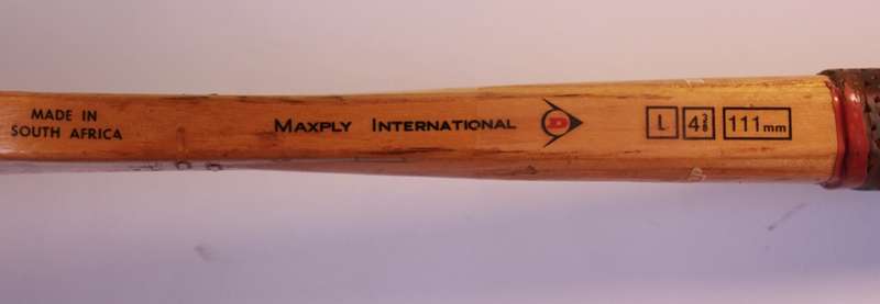 Vintage Dunlop Maxply Fort Wooden Tennis Racquet with Red Cover