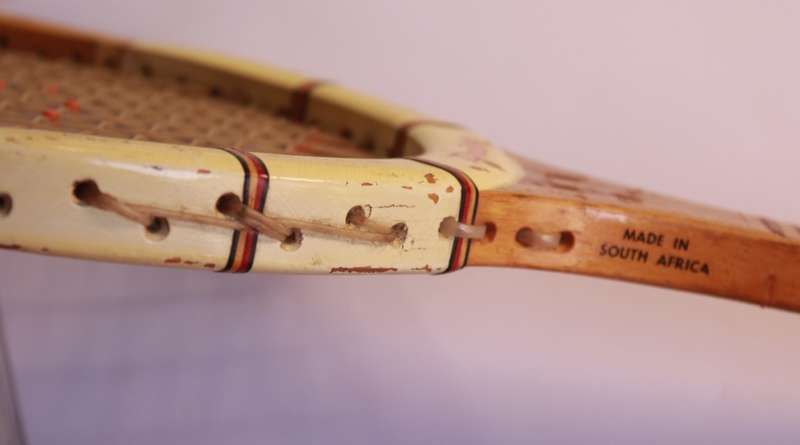 Vintage Dunlop Maxply Fort Wooden Tennis Racquet with Red Cover