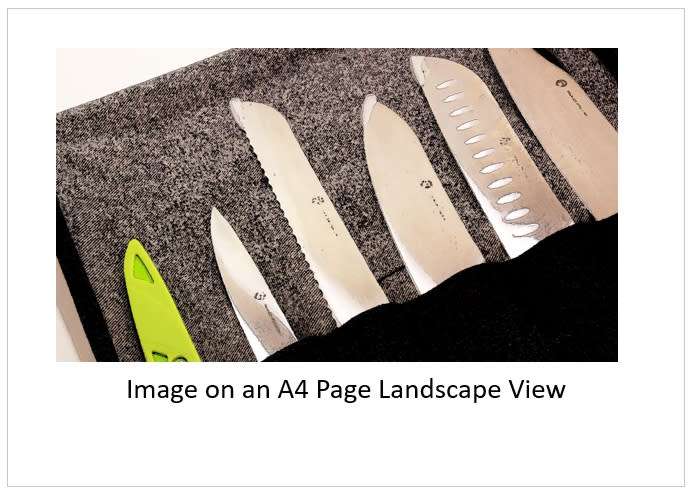 `Chef`s Knives: Set Of Kitchen Blades in Pouch Sketch Style` Original Digital Download Stock Photo