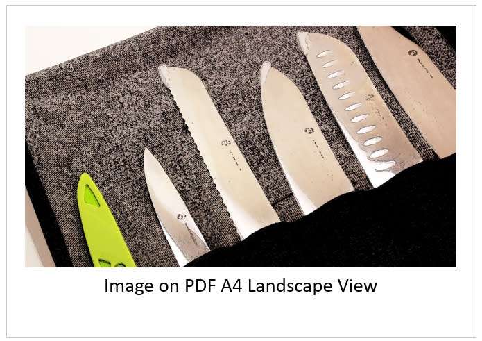 `Chef`s Knives: Set Of Kitchen Blades in Pouch Sketch Style` Original Digital Download Stock Photo