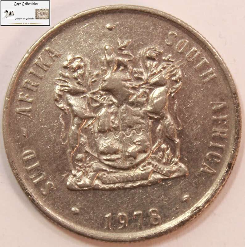 South Africa 1 Rand Coin 1978 Circulated