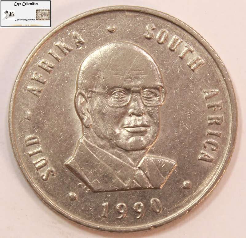 South Africa 1 Rand Coin 1990 Circulated