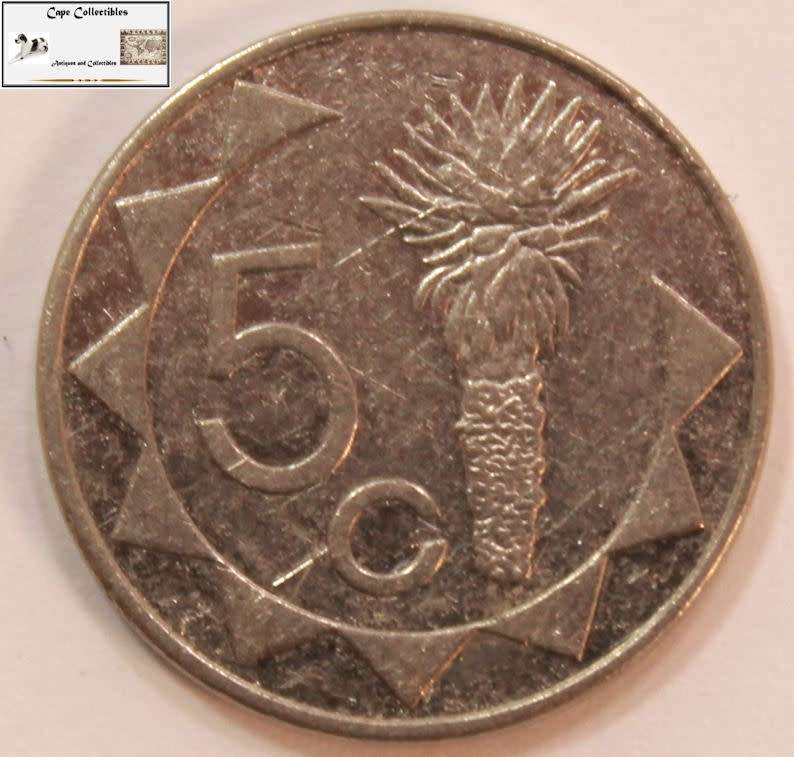 Namibia 5 Cent Coin 1993 Circulated