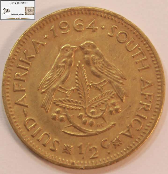 South Africa 1/2 Cent 1964 Coin Circulated