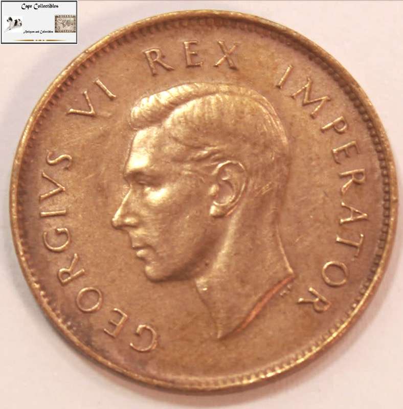 South Africa 1/4 Penny (Farthing) 1945 Coin XF40 Circulated