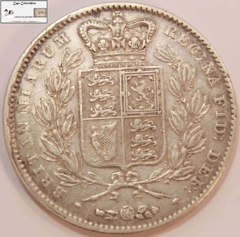 United Kingdom 1 Crown Queen Victoria `Young Head` 1847 Coin Circulated