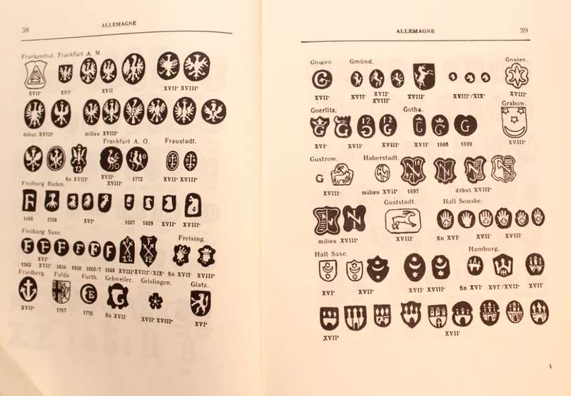 `Les Poincons de Garantie Internationaux Pour L`Argent` Silver-Hallmarks French 1977 Softcover