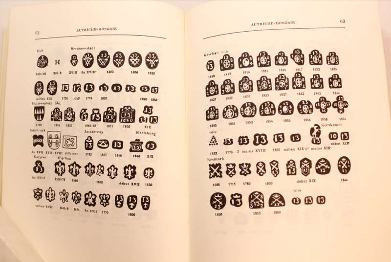 `Les Poincons de Garantie Internationaux Pour L`Argent` Silver-Hallmarks French 1977 Softcover