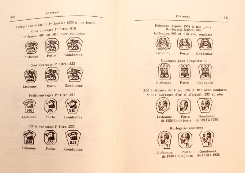 `Les Poincons de Garantie Internationaux Pour L`Argent` Silver-Hallmarks French 1977 Softcover