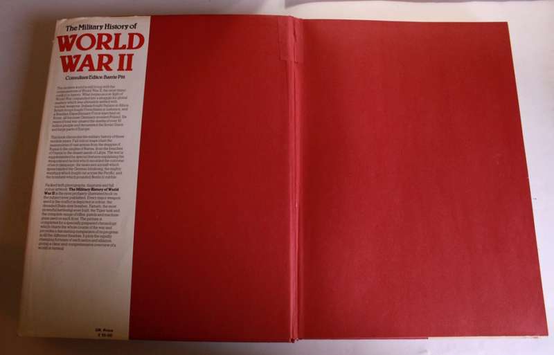 The Military History of World War II - Barrie Pitt Consultant Editor Hardcover Book