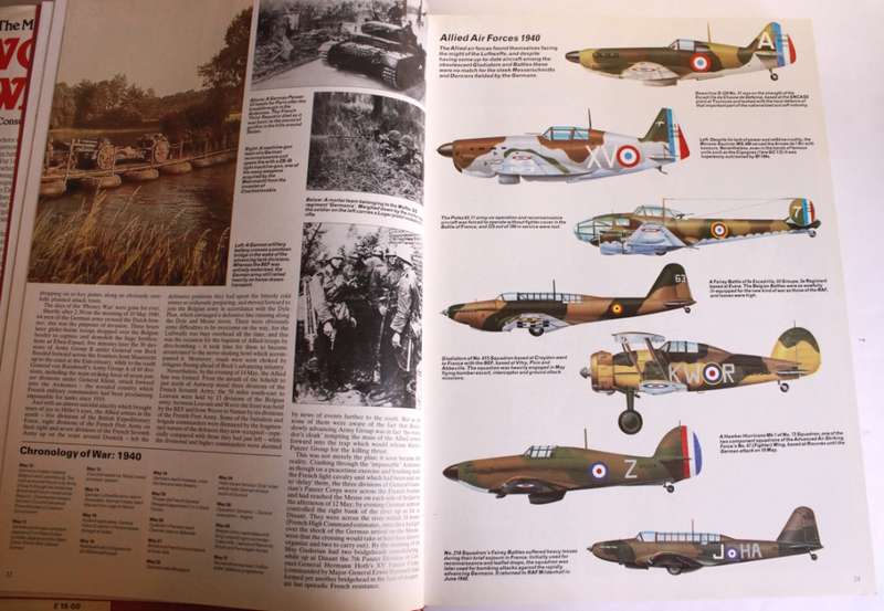 The Military History of World War II - Barrie Pitt Consultant Editor Hardcover Book