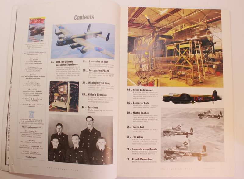 Flypast Aviation Heritage Magazine `Lancaster Bomber Special Edition` UK October 1998