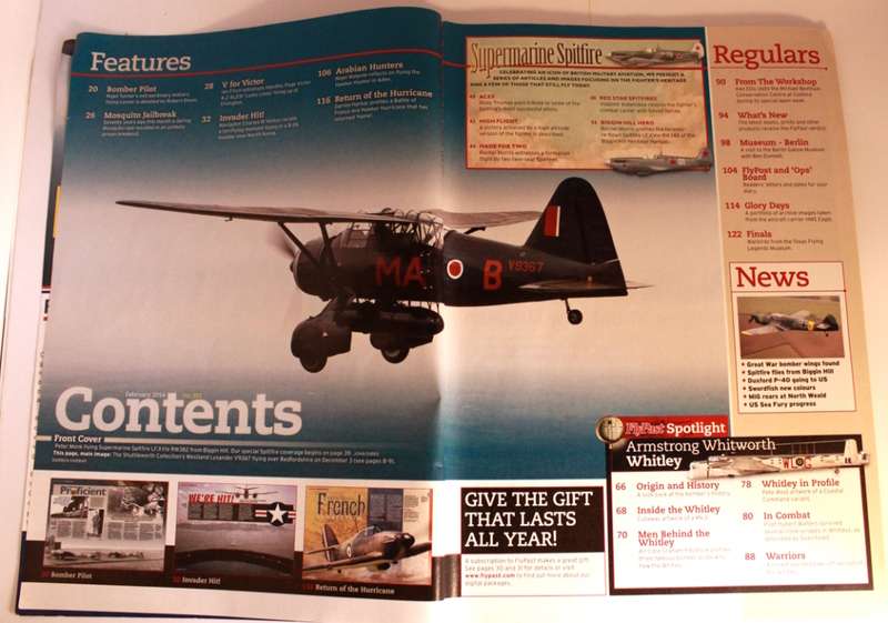 Flypast Aviation Heritage `Spitfire Special Edition ` Magazine UK February 2014