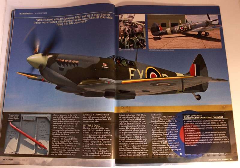 Flypast Aviation Heritage `Battle Of Britain 75th Anniversary Edition` Magazine UK September 2015