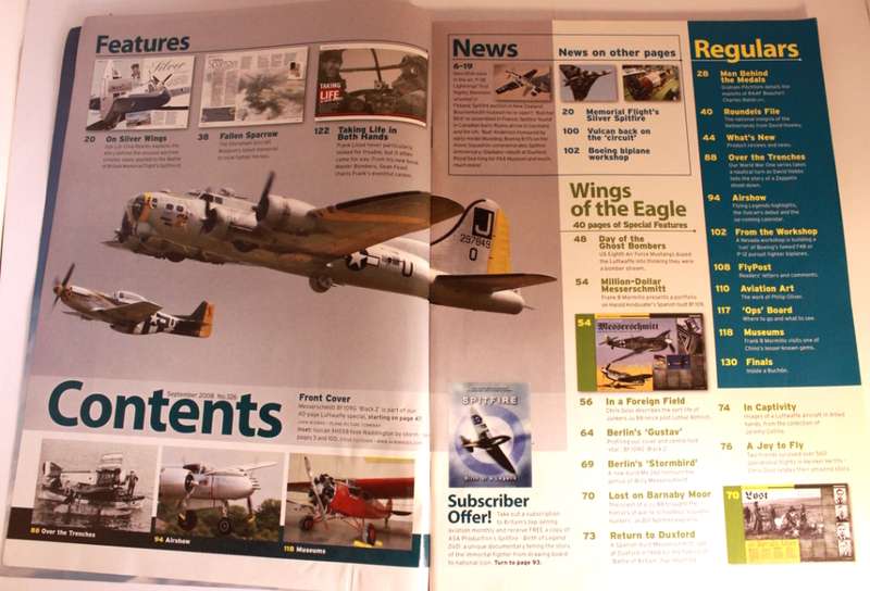 Flypast Aviation Heritage `Wings Of The Eagle Luftwaffe Special Edition` Magazine UK September 2008