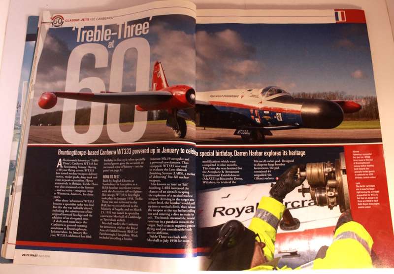 Flypast Aviation Heritage `Avro Shackleton Spotlight` Magazine UK April 2016