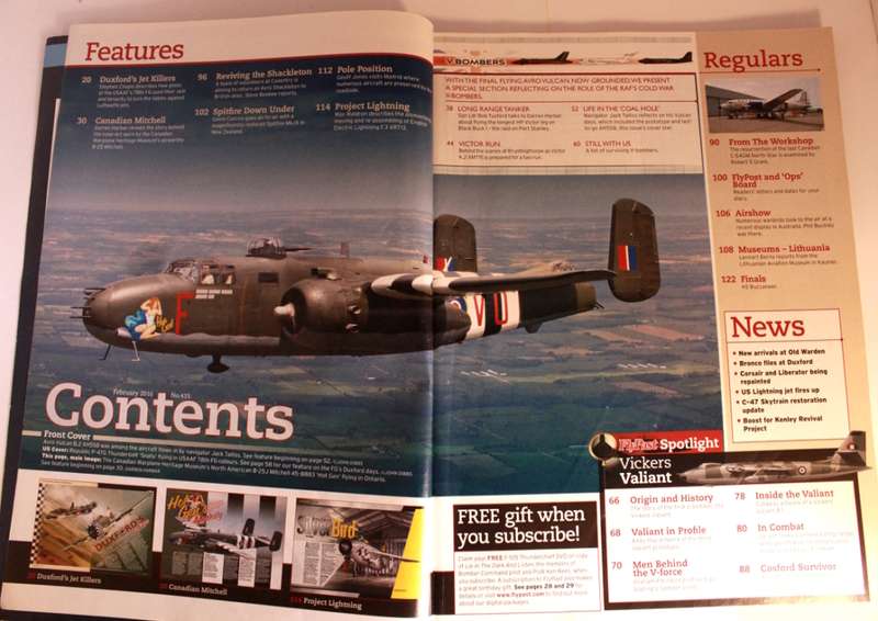 Flypast Aviation Heritage `Vulcan Bomber Special Tribute` Magazine UK February 2016