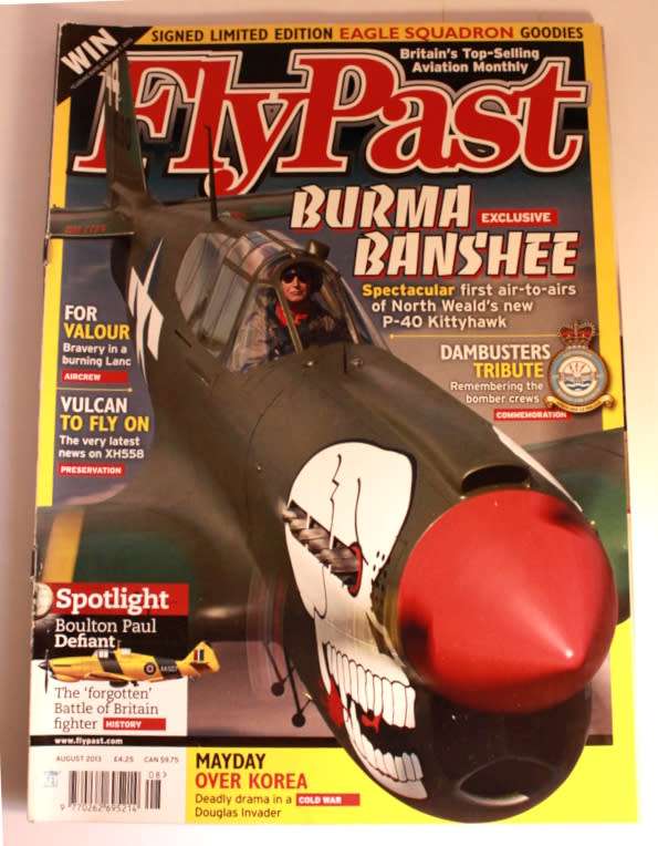 Flypast Aviation Heritage `Burma Banshee & Dambusters Tribute` Magazine UK August 2013