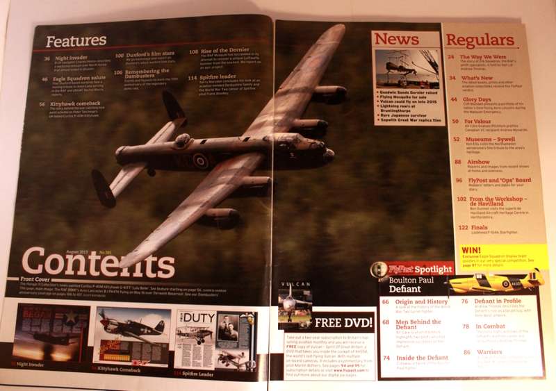 Flypast Aviation Heritage `Burma Banshee & Dambusters Tribute` Magazine UK August 2013