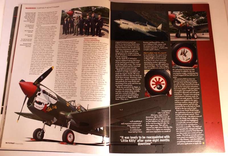 Flypast Aviation Heritage `Burma Banshee & Dambusters Tribute` Magazine UK August 2013