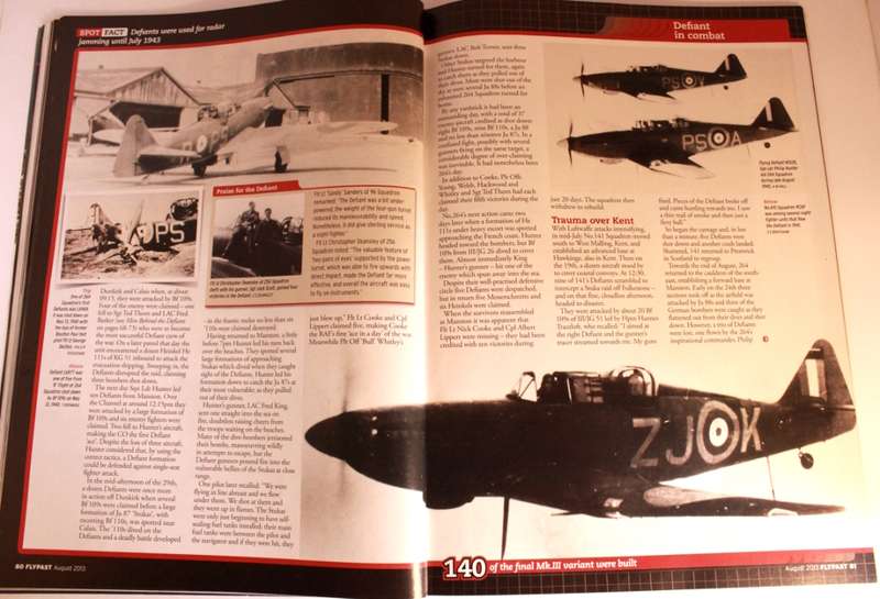 Flypast Aviation Heritage `Burma Banshee & Dambusters Tribute` Magazine UK August 2013