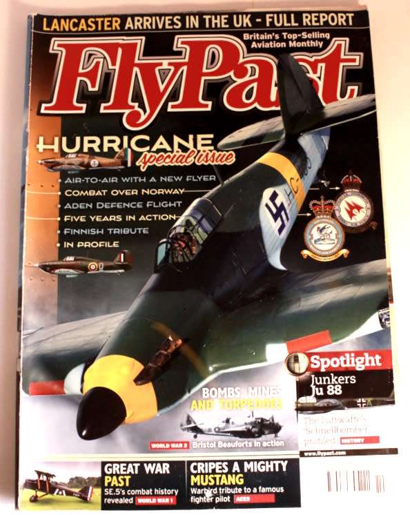 Flypast Aviation Heritage `Hawker Hurricane 75th Anniversary Special Issue` Magazine UK October 2014