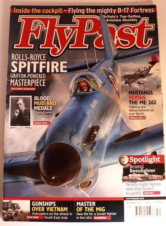 Flypast Aviation Heritage `Rolls Royce Spitfire / Tuskegee Airmen Tribute Edition` Magazine UK Decem