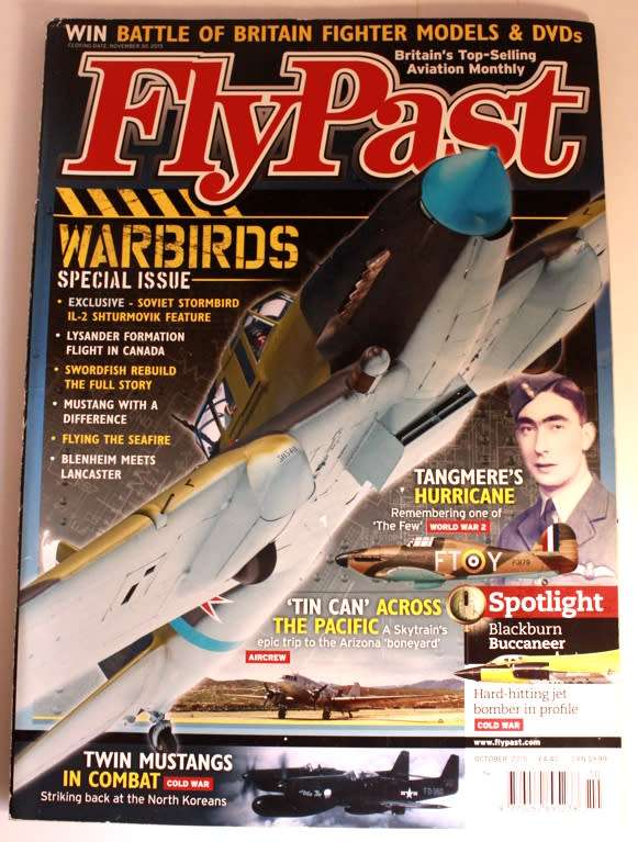 Flypast Aviation Heritage `Warbirds Special Issue` Magazine UK October 2015