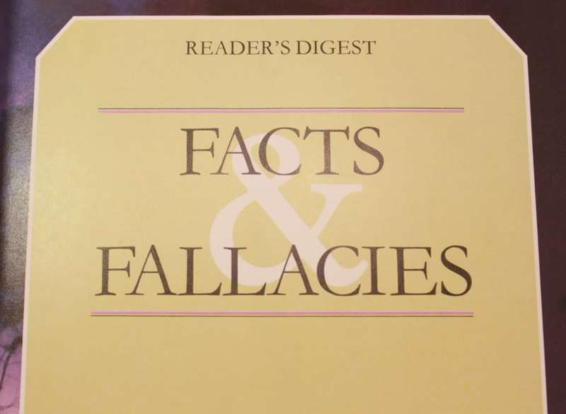 Facts and Fallacies by Readers Digest Hardcover Book