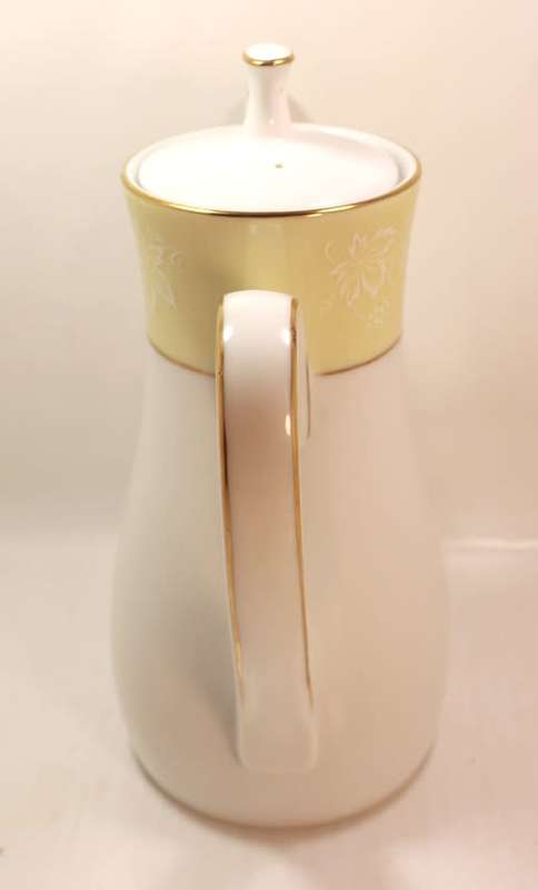 Vintage Noritake `Annulaire` 6689 Elegant Coffee Pot Made In Japan