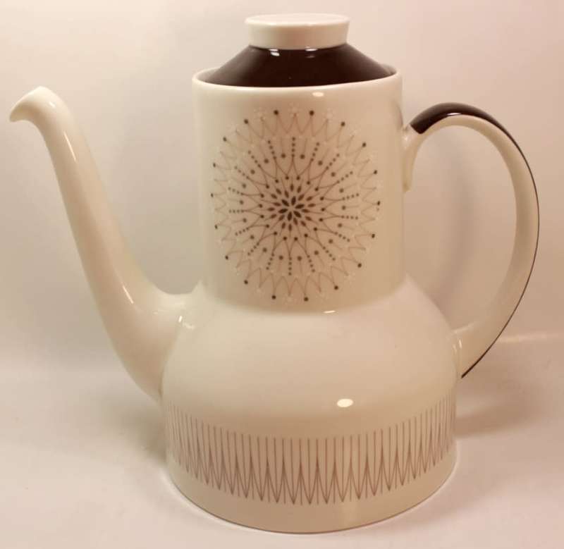 Vintage Royal Doulton `Morning Star` Translucent China #1026 Fine China Coffee Pot