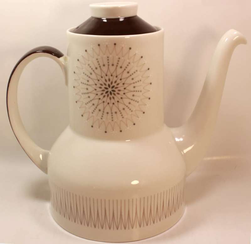 Vintage Royal Doulton `Morning Star` Translucent China #1026 Fine China Coffee Pot