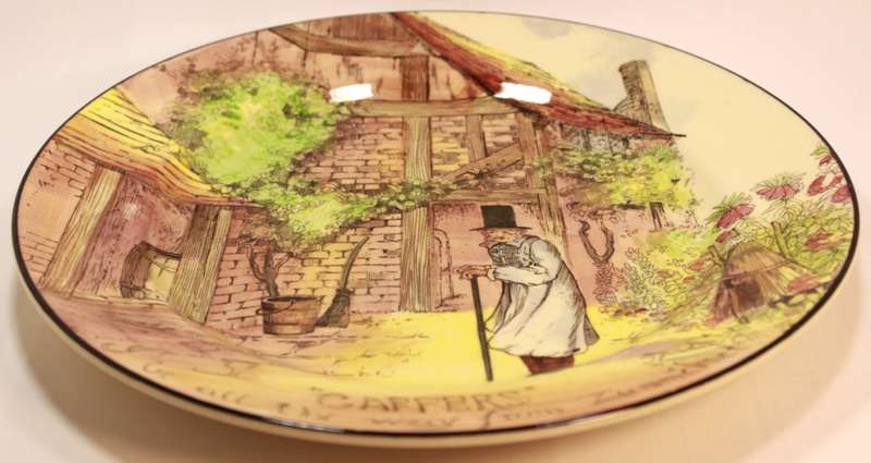 Vintage Royal Doulton `Gaffers` by Noke D4210 Wall Plate