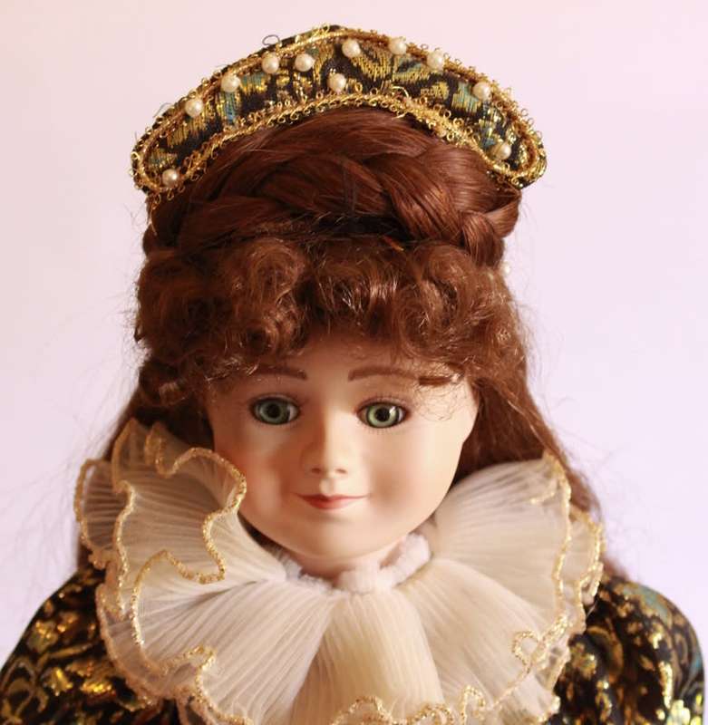 Limited Edition World Classic Collectibles Bisque Porcelain Doll by Judith Prather Banta