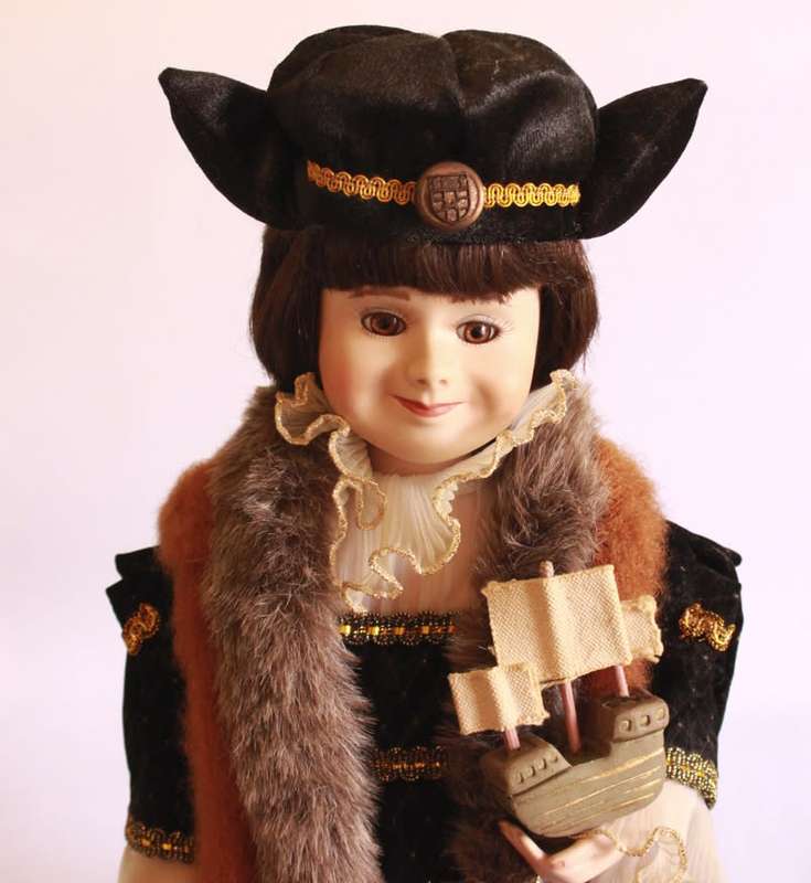 Limited Edition World Classic Collectibles Bisque Porcelain Doll by Judith Prather Banta