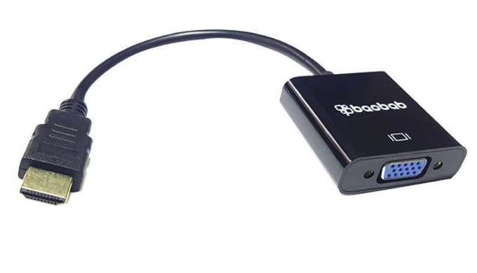 Baobab 20cm HDMi to VGA Adapter Cable