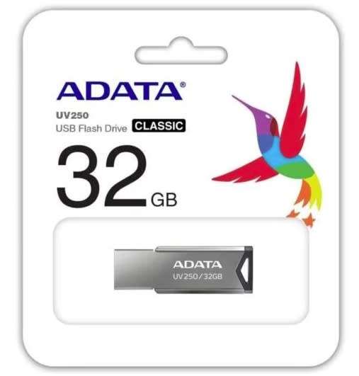 ADATA UV250 32GB Type-A USB Flash Drive Black