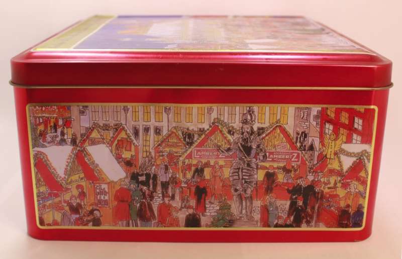 Aachener Weihnachtsmarkt Spezialitaten von Lambertz Chocolate Tin (Empty)