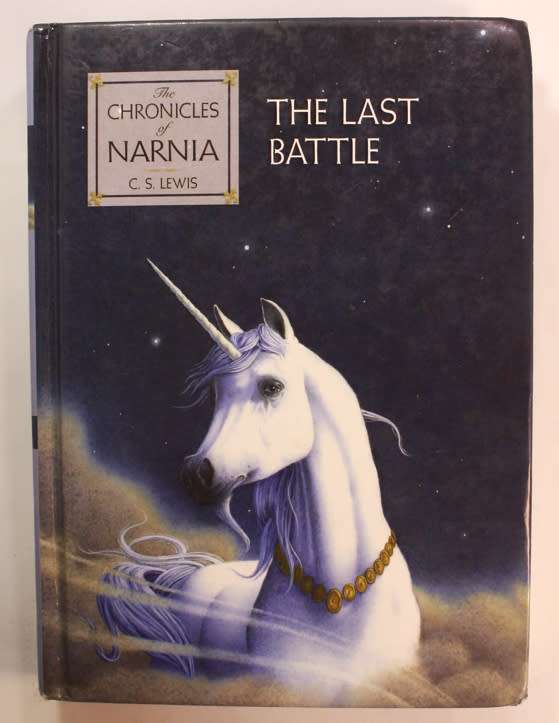 The Chronicles of Narnia `The Last Battle` by C.S. Lewis Hardcover Book
