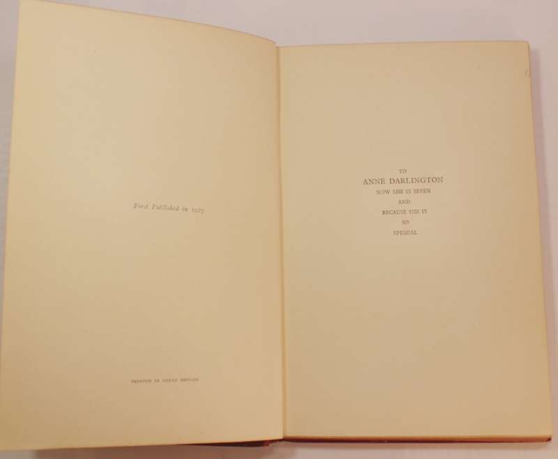 Now We Are Six by A.A. Milne Hardcover Book First Edition 1927 Methuen