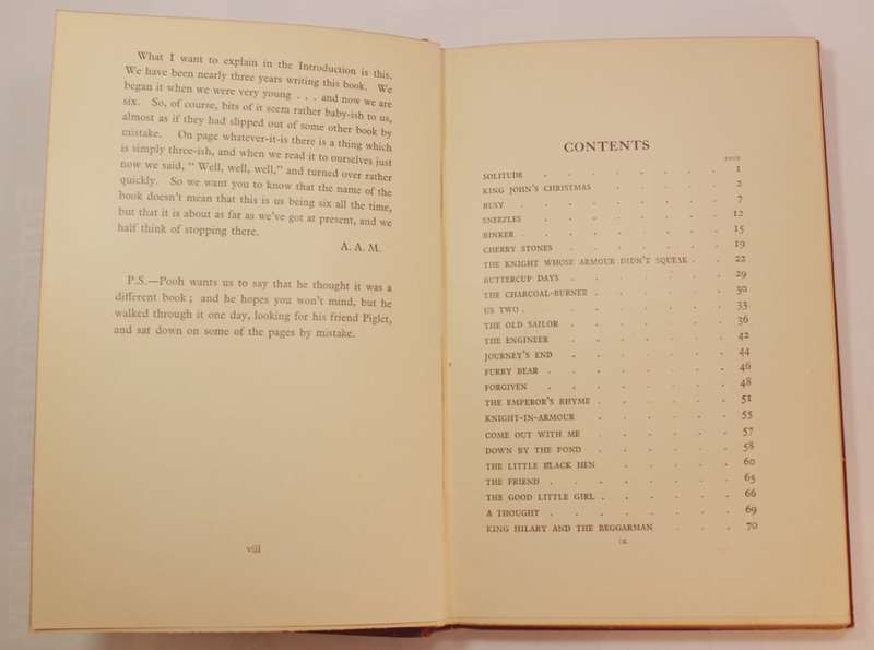 Now We Are Six by A.A. Milne Hardcover Book First Edition 1927 Methuen