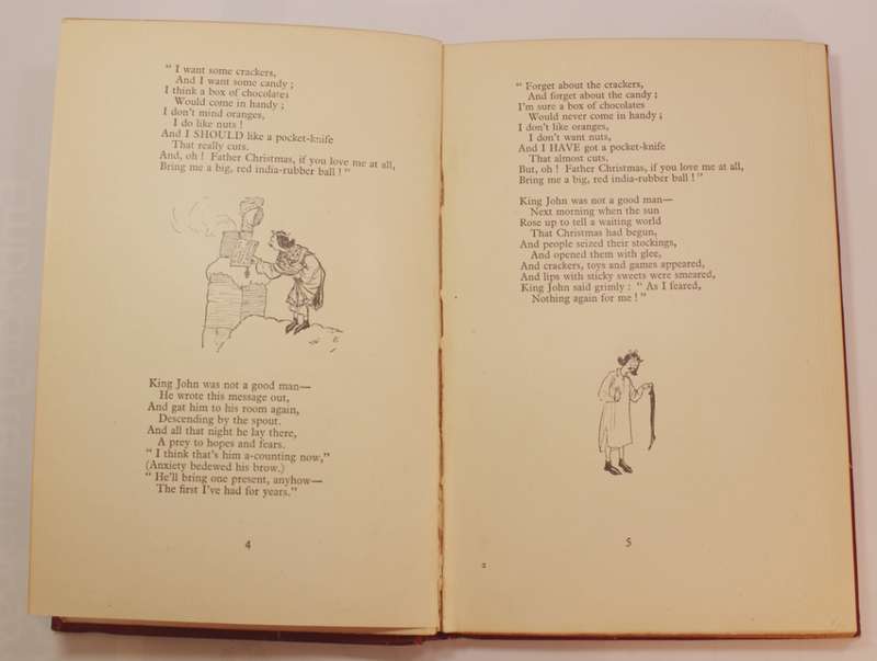 Now We Are Six by A.A. Milne Hardcover Book First Edition 1927 Methuen